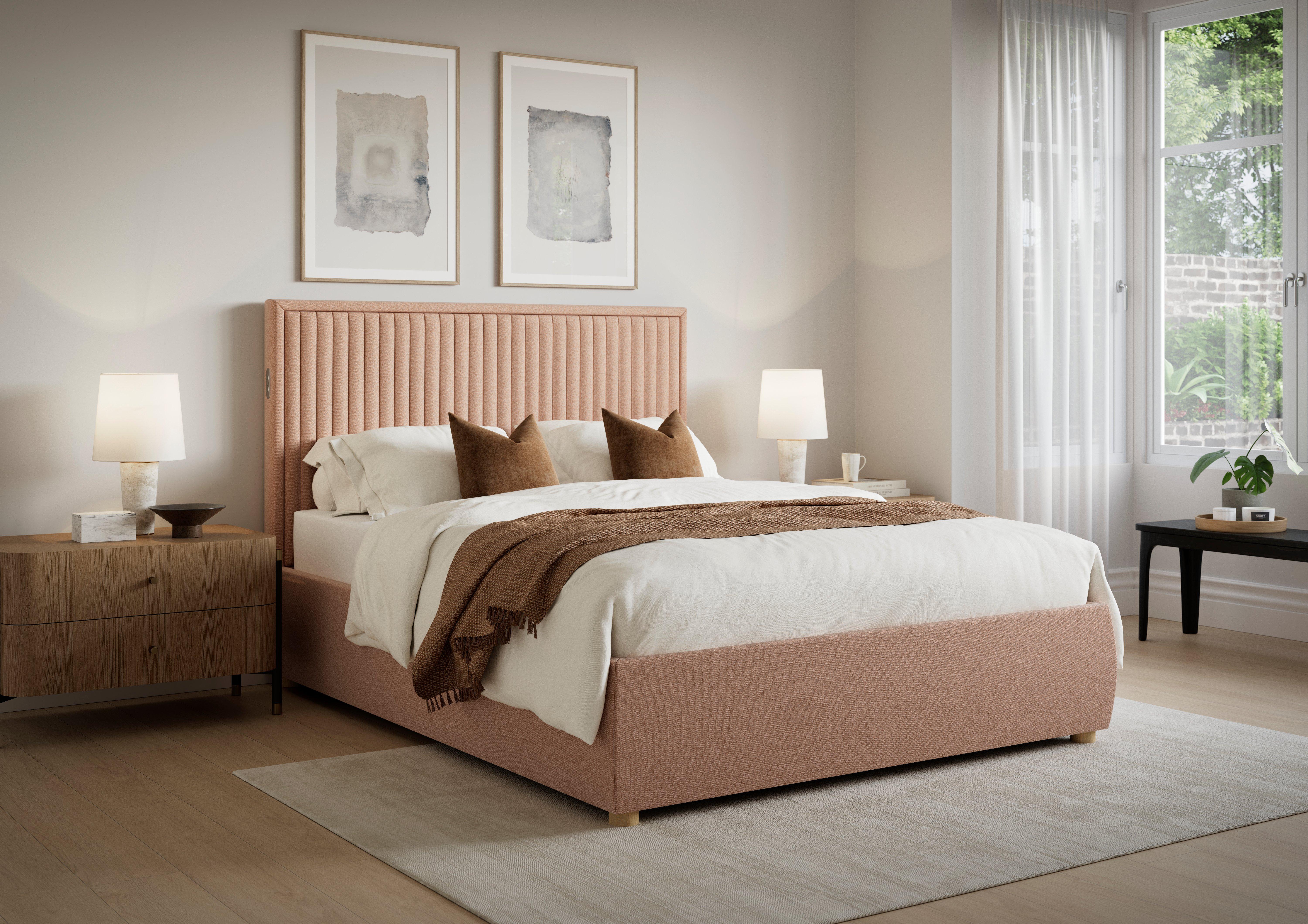 TEMPUR® Duxford Upholstered Electric Ottoman Bed Frame