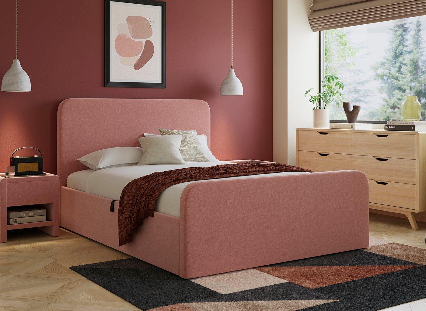 Margot Ottoman Bouclé Bed Frame