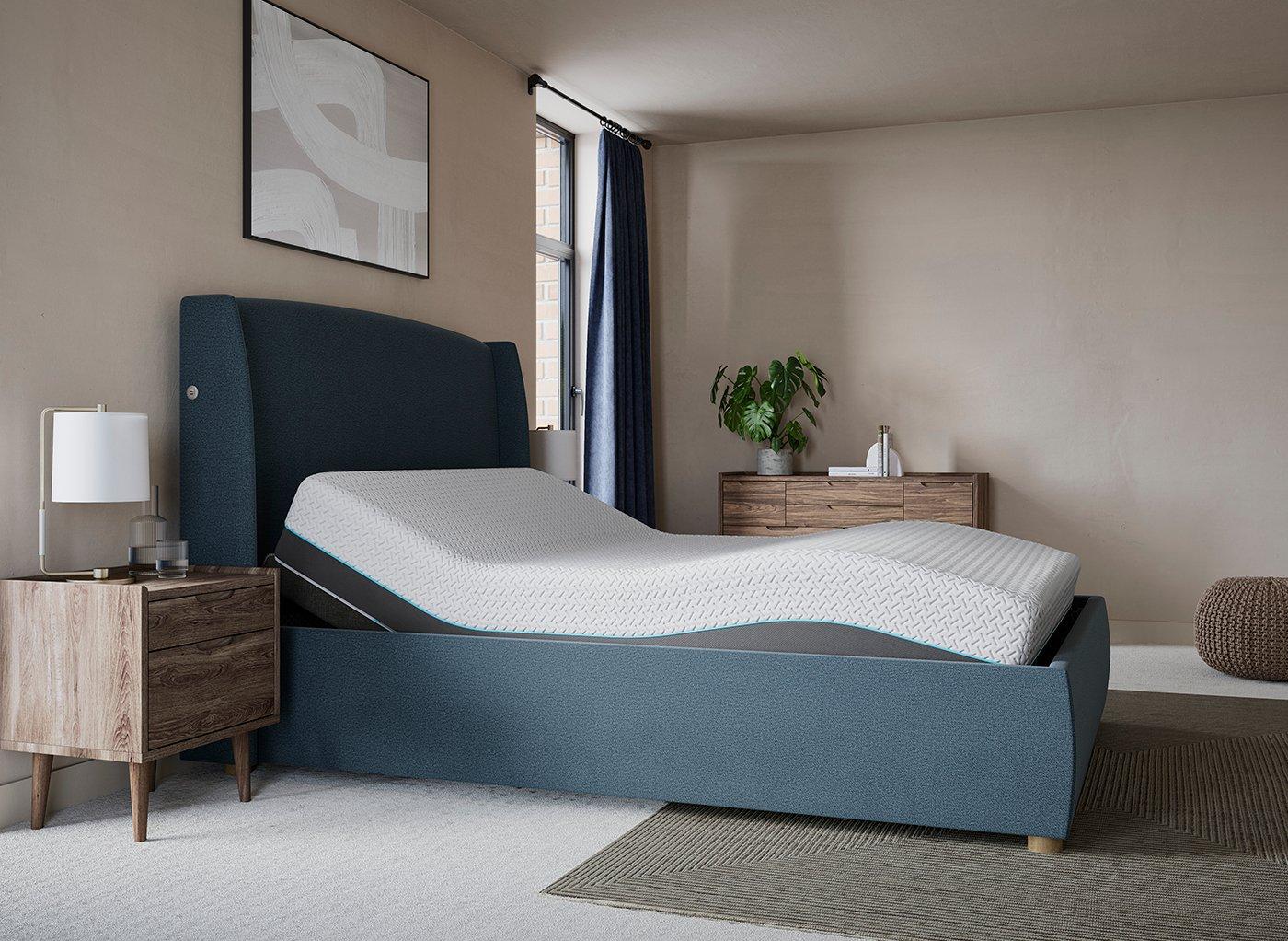 TEMPUR® Linford Sleepmotion Adjustable Upholstered Bed Frame