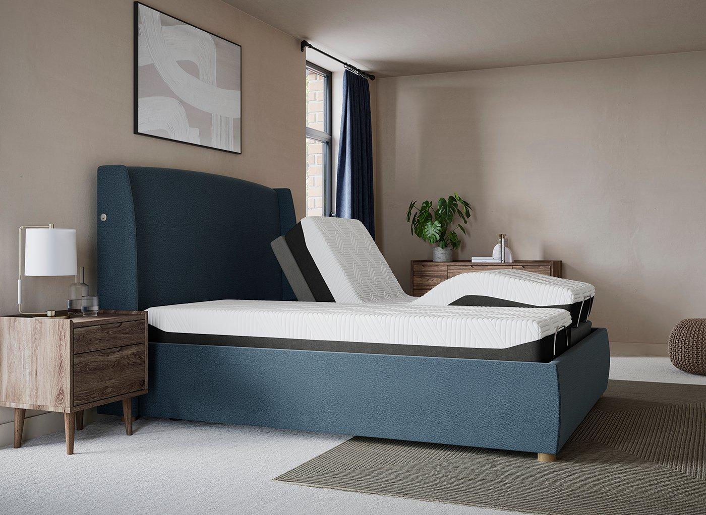 TEMPUR® Linford Sleepmotion Adjustable Upholstered Bed Frame