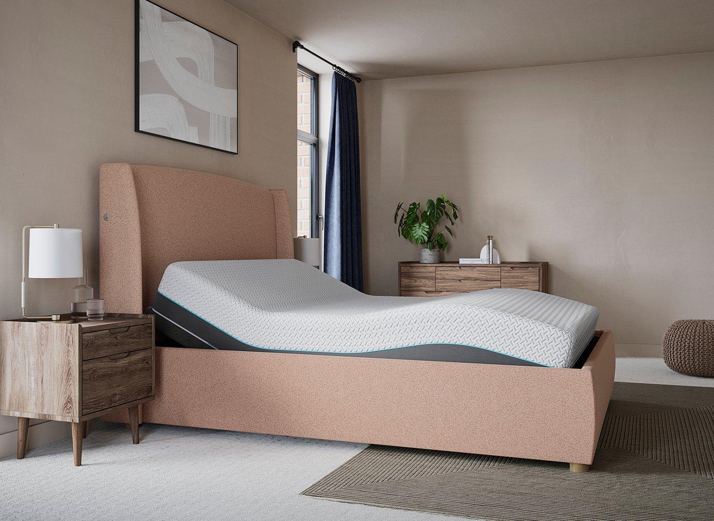 TEMPUR® Linford Sleepmotion Adjustable Upholstered Bed Frame