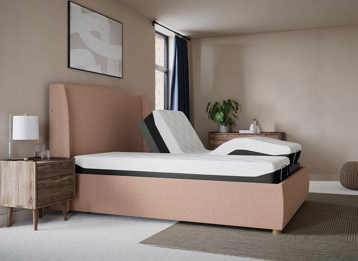 TEMPUR® Linford Sleepmotion Adjustable Upholstered Bed Frame