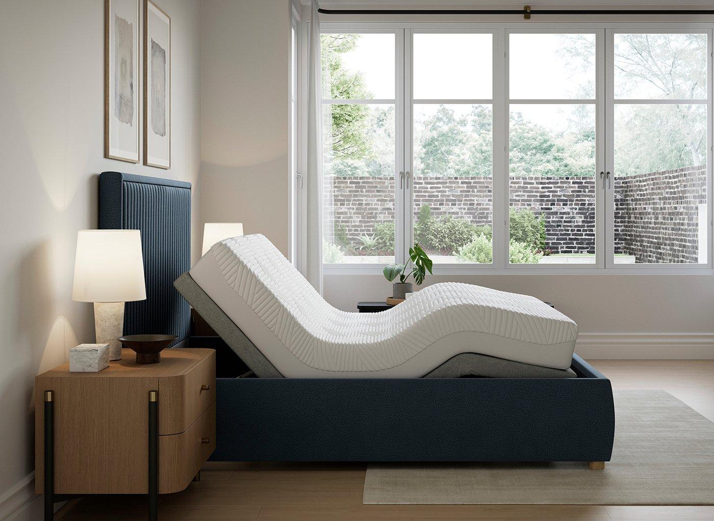 TEMPUR® Duxford Sleepmotion Adjustable Upholstered Bed Frame