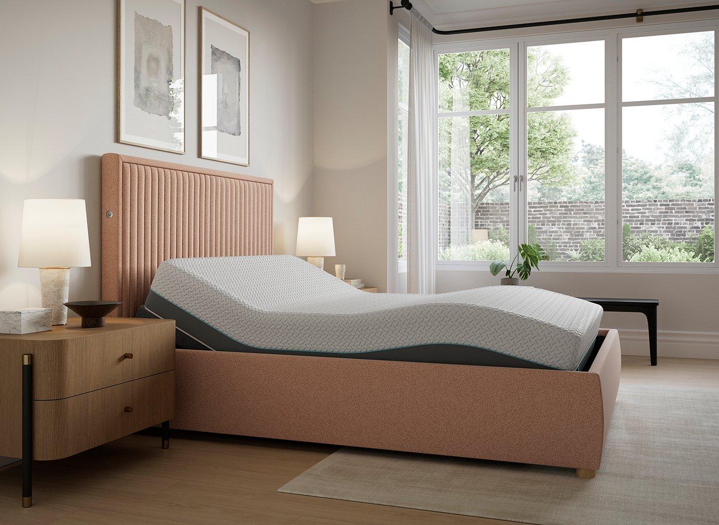 TEMPUR® Duxford Sleepmotion Adjustable Upholstered Bed Frame