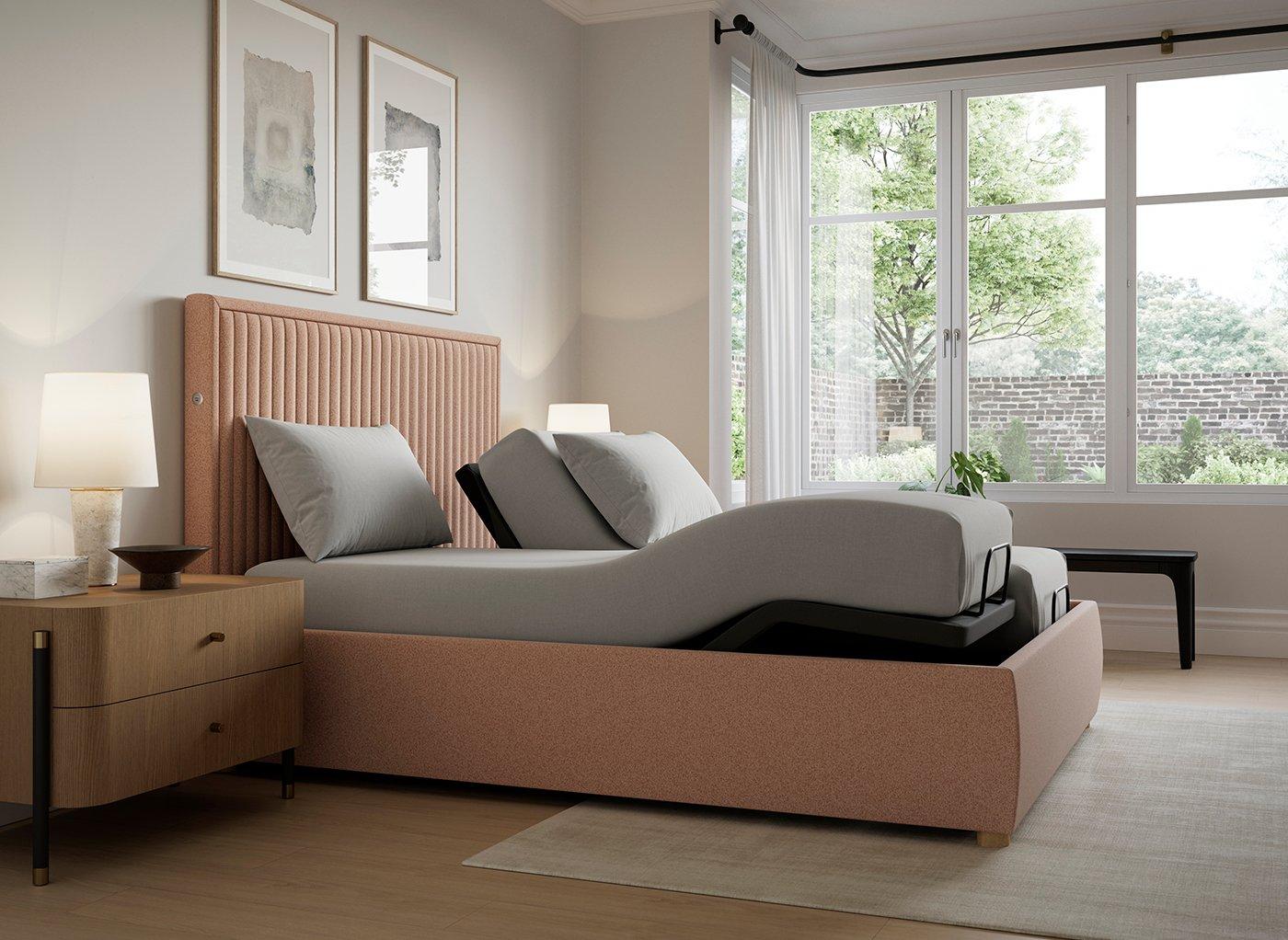TEMPUR® Duxford Ergomotion Adjustable Upholstered Bed Frame