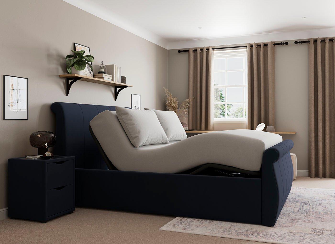 Lucia Ergomotion Adjustable Upholstered Bed Frame
