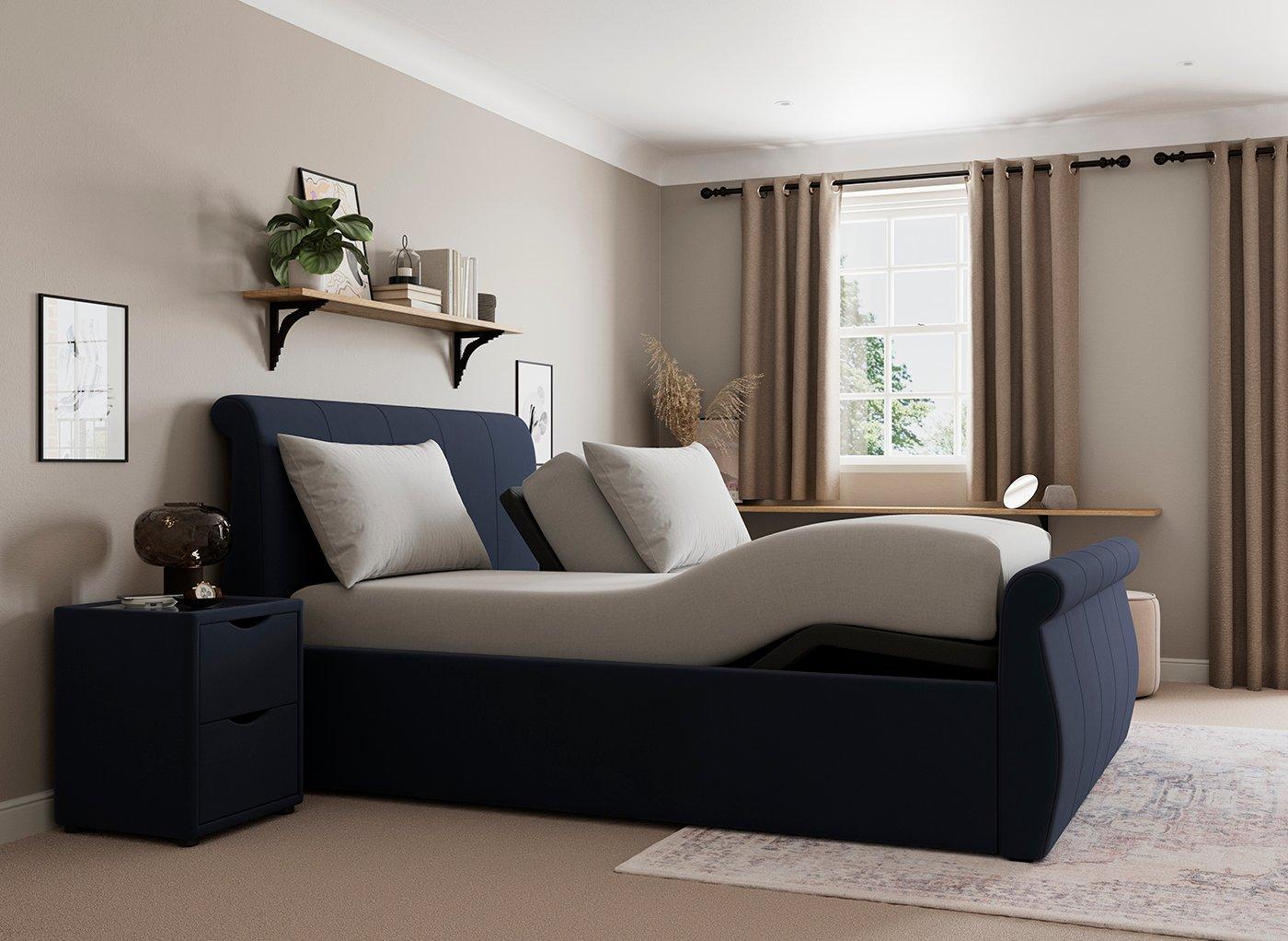 Lucia Ergomotion Adjustable Upholstered Bed Frame