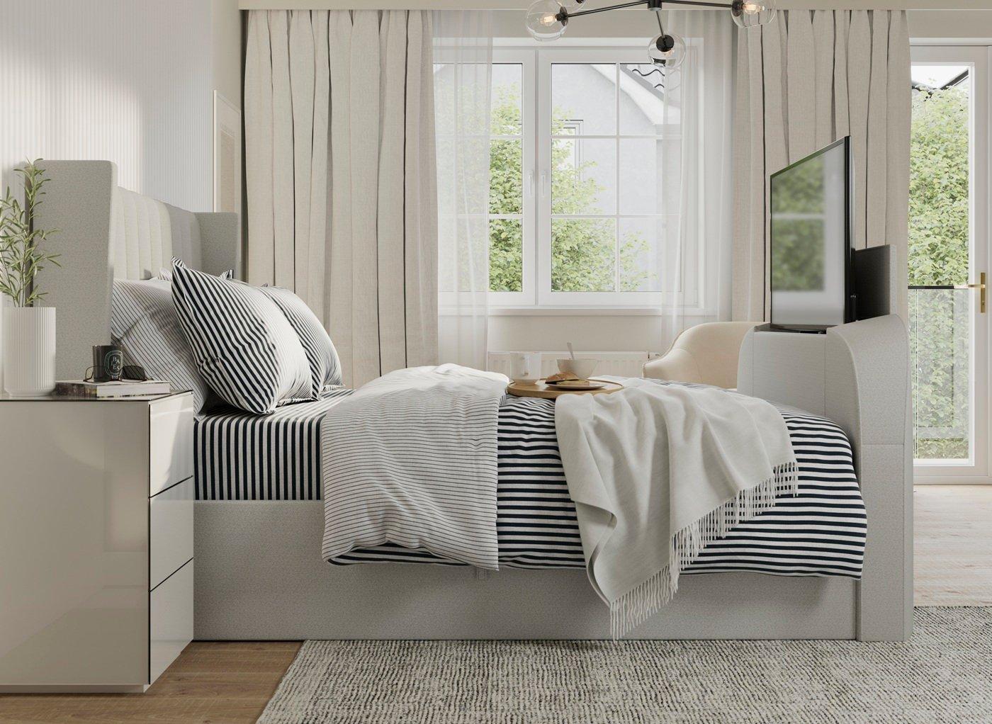 Foley Upholstered Ottoman LG TV Bed Frame