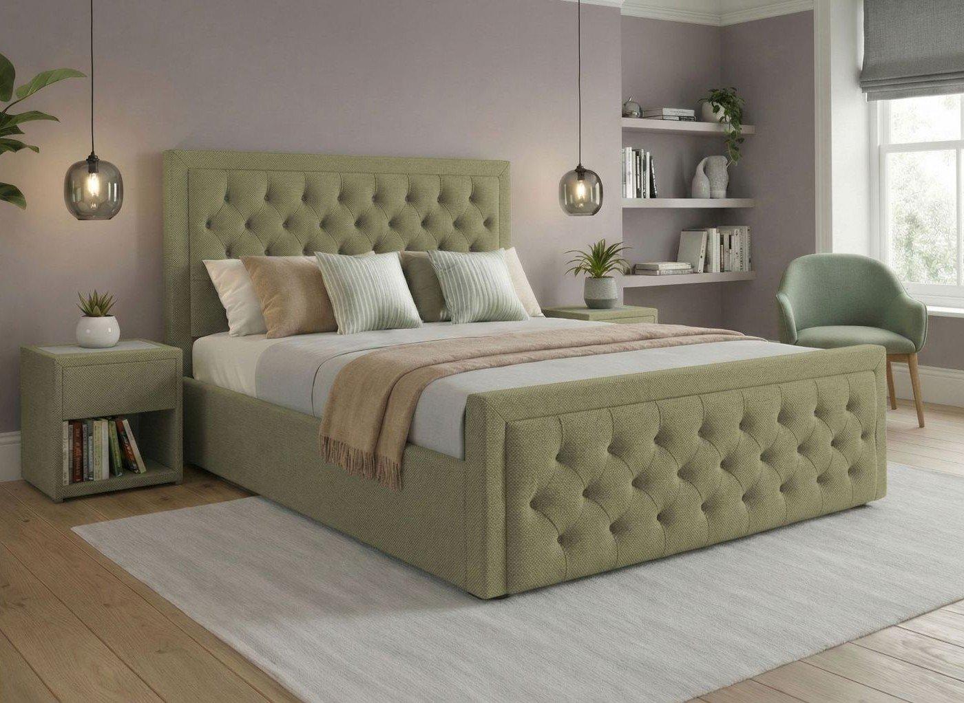 Robyn Upholstered Ottoman Bed Frame