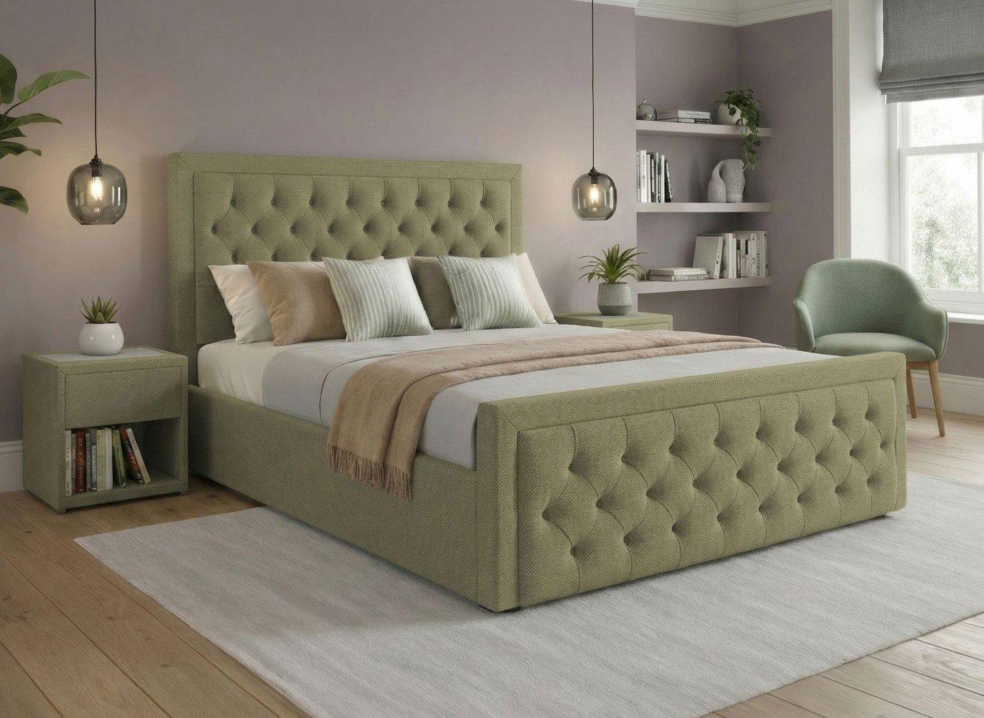 Robyn Upholstered Ottoman Bed Frame