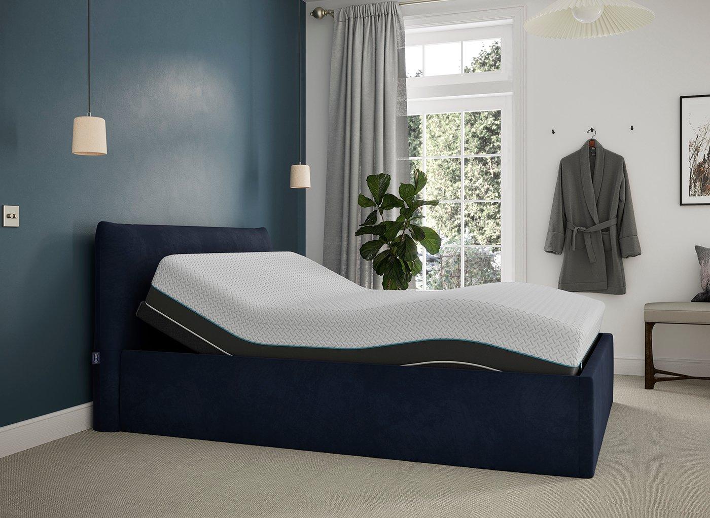 Silentnight Perrie Sleepmotion Adjustable Upholstered Bed Frame