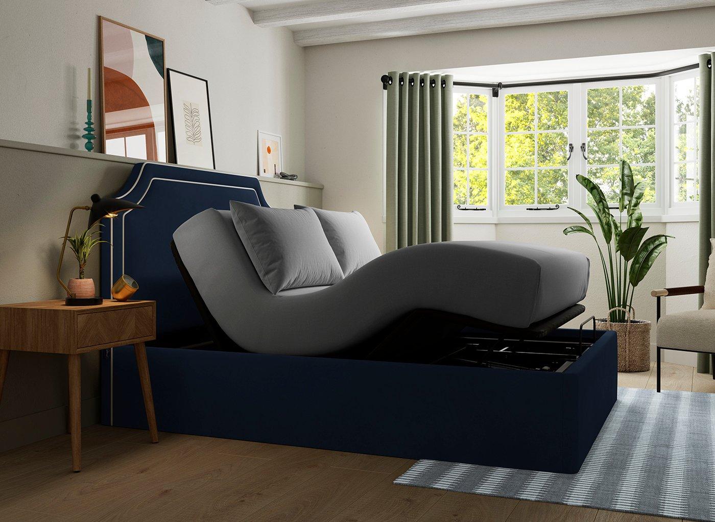 Silentnight Holden Ergomotion Adjustable Upholstered Bed Frame