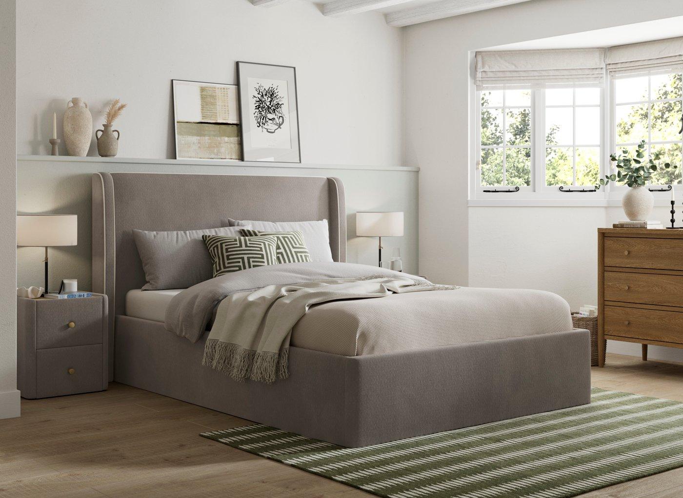 Silentnight Payton Upholstered Ottoman Bed Frame