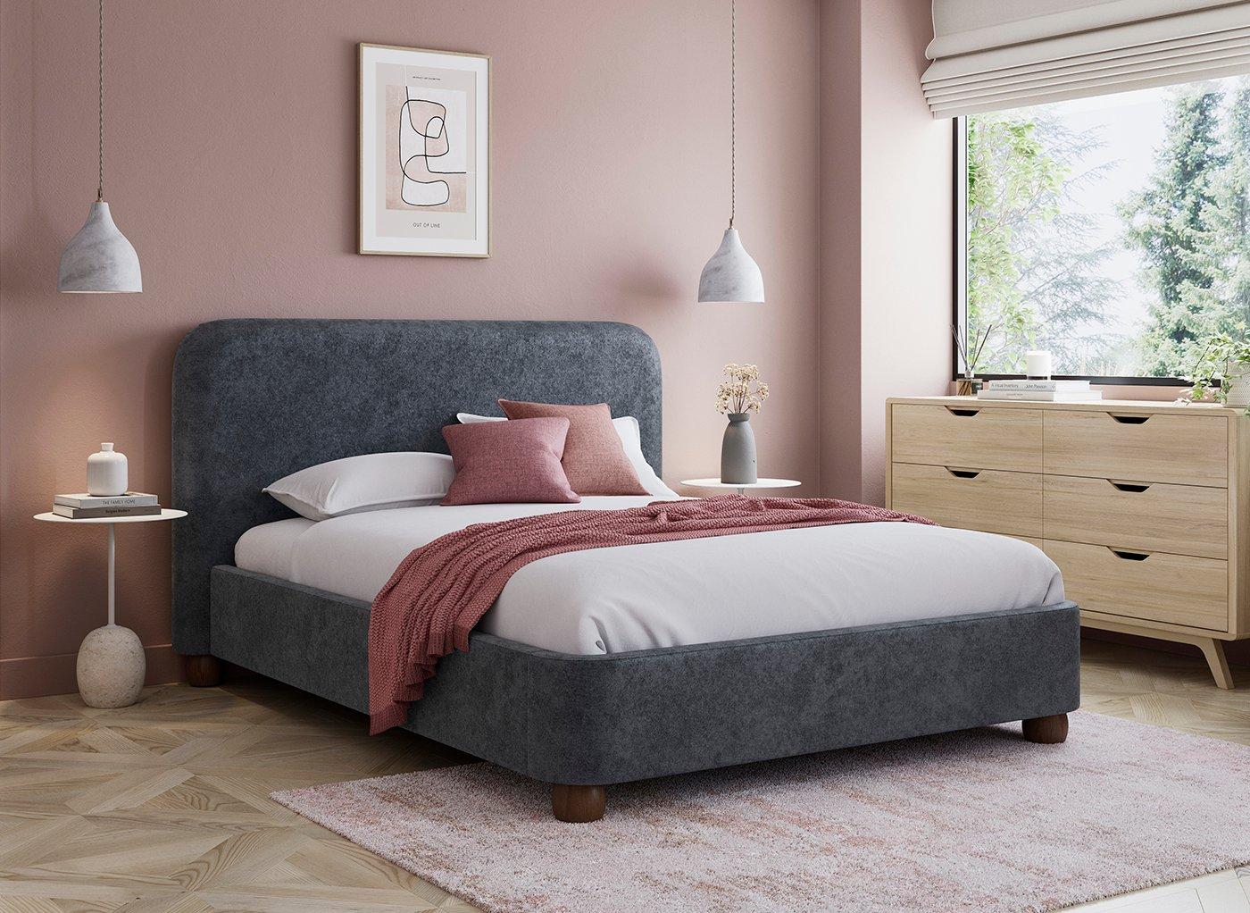 Cosmopolitan Helen Upholstered Ottoman Bed Frame
