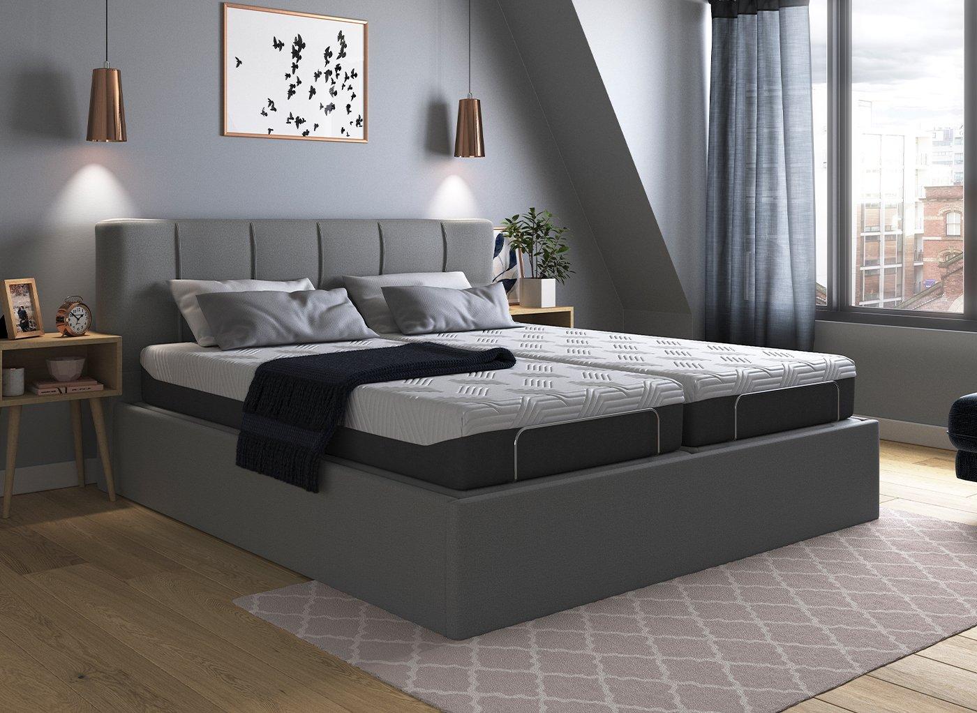Ergomotion Upholstered Ottoman Bed Frame