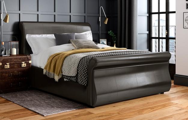 Leather beds