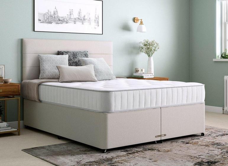 90cm x 190cm Sturdy 3ft Bed comes with Chrome feet Revive Direct Single Bed Divan Base Only with 2 Storage Draws in Faux Black Leather 3ft Single