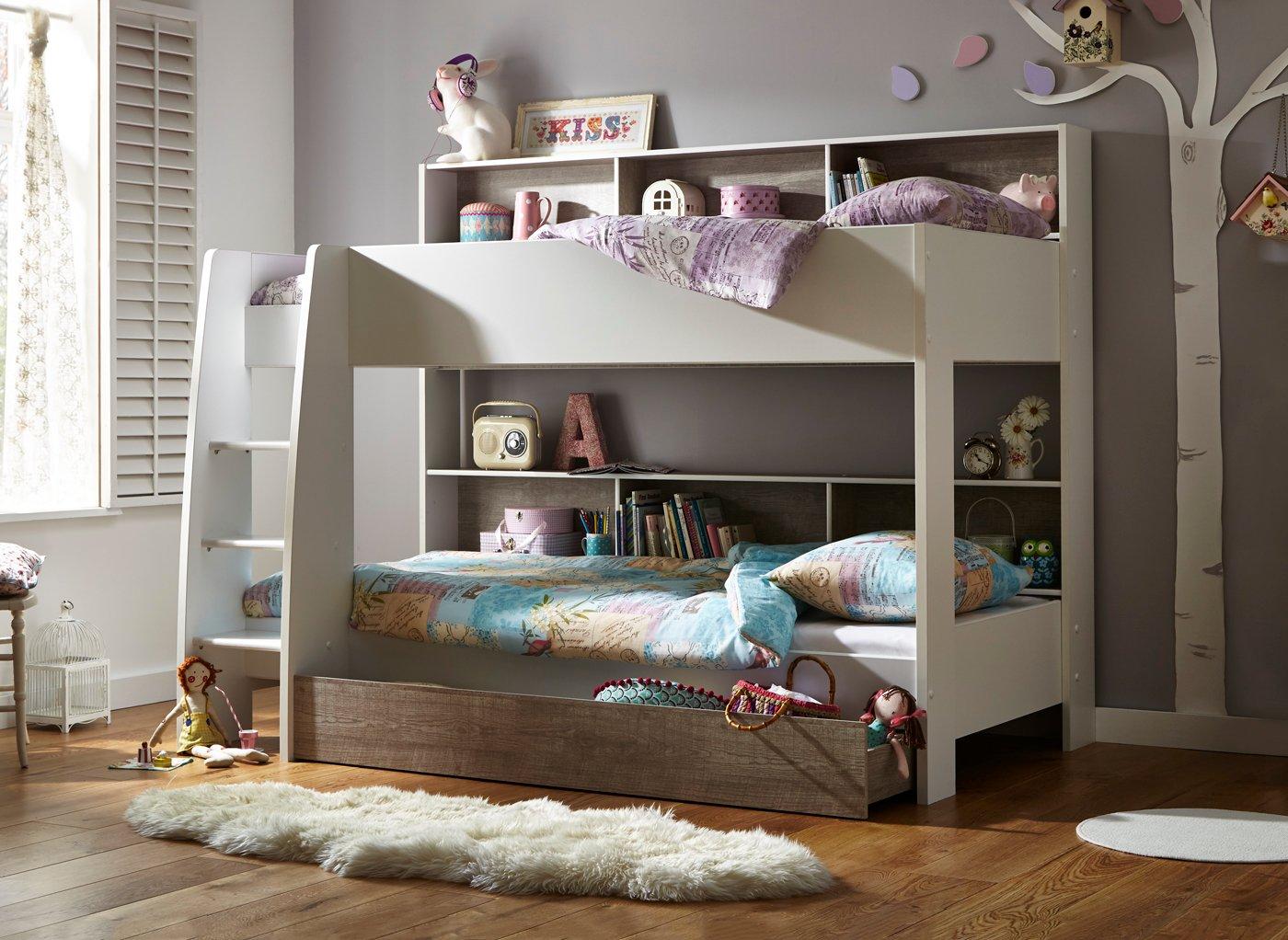 Erin Kids Wooden Bunk Bed