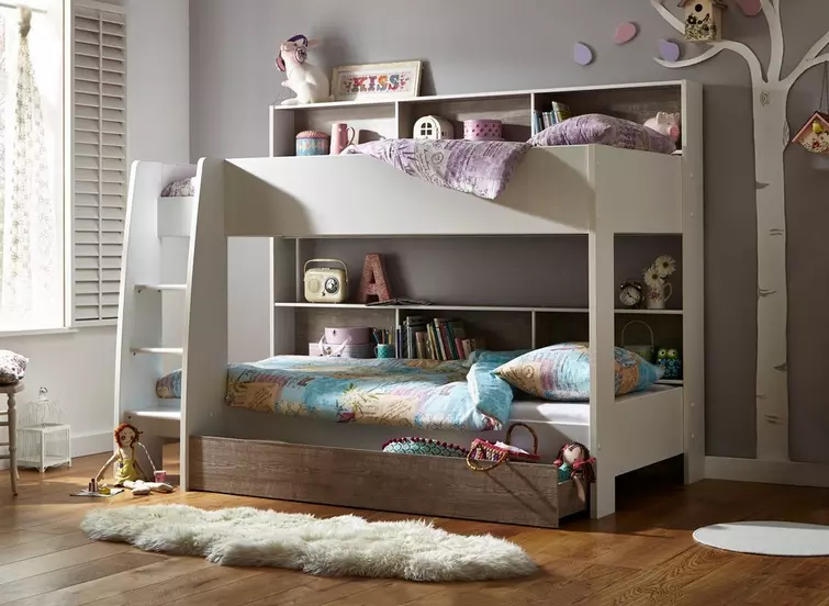 Erin Kids Wooden Bunk Bed Dreams