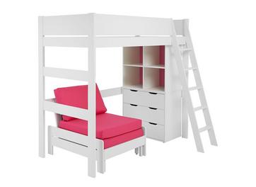Anderson High Sleeper With Pink Chair