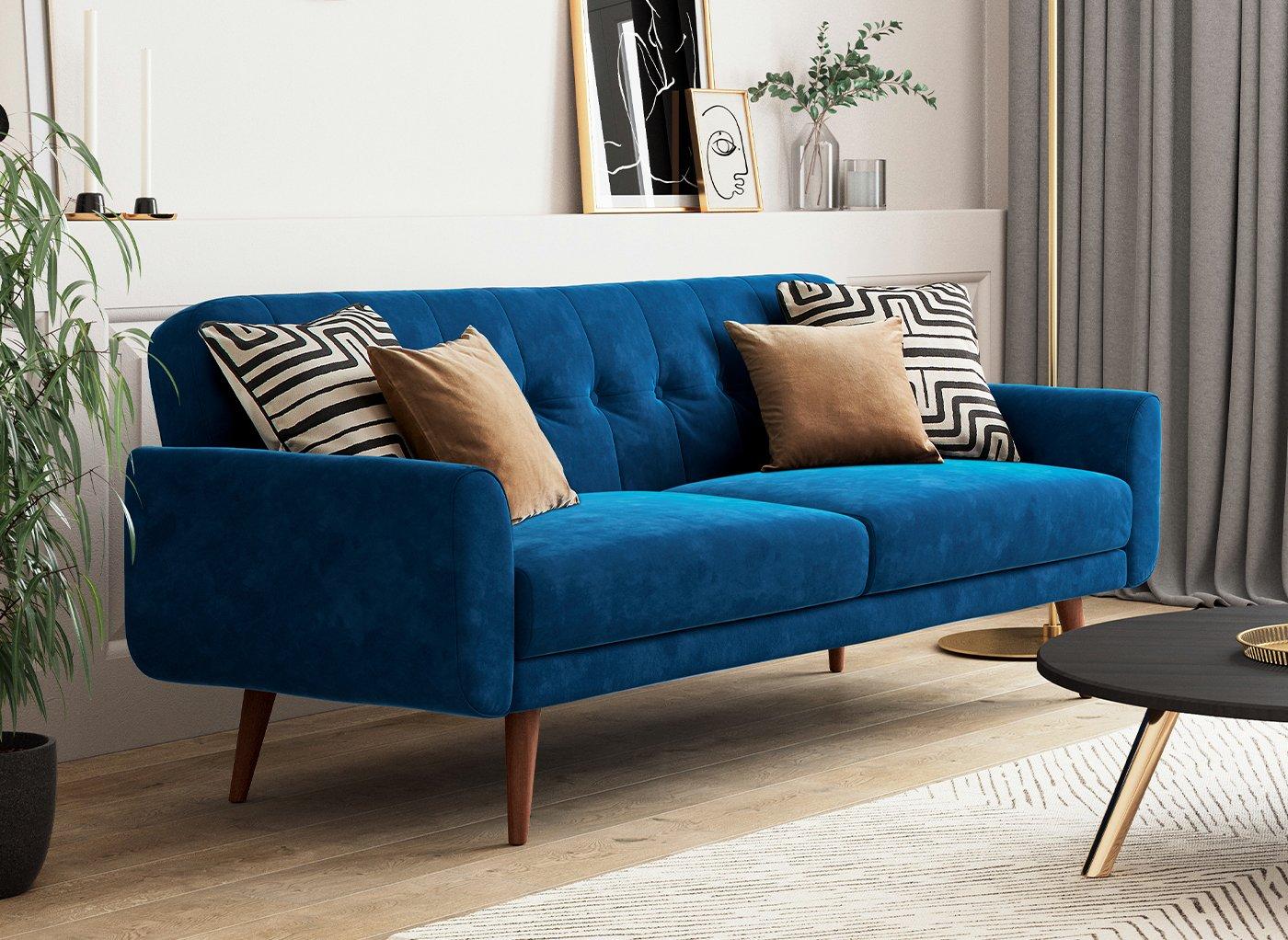 Gallway 3 Seater Clic Clac Sofa Bed Three Seater Sofa Beds