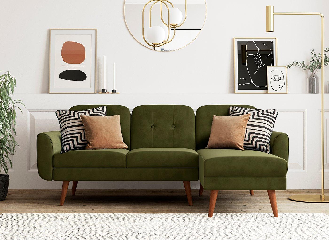 Gallway 3-Seater Corner Clic-Clac Sofa Bed