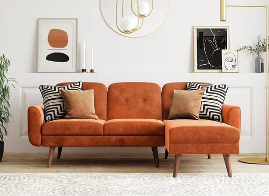 Gallway 3-Seater Corner Clic-Clac Sofa Bed