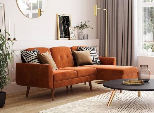 Gallway 3-Seater Corner Clic-Clac Sofa Bed