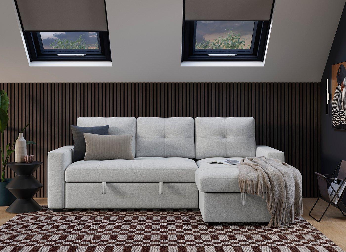 Armagh 3-Seater Corner Pull-Out Sofa Bed