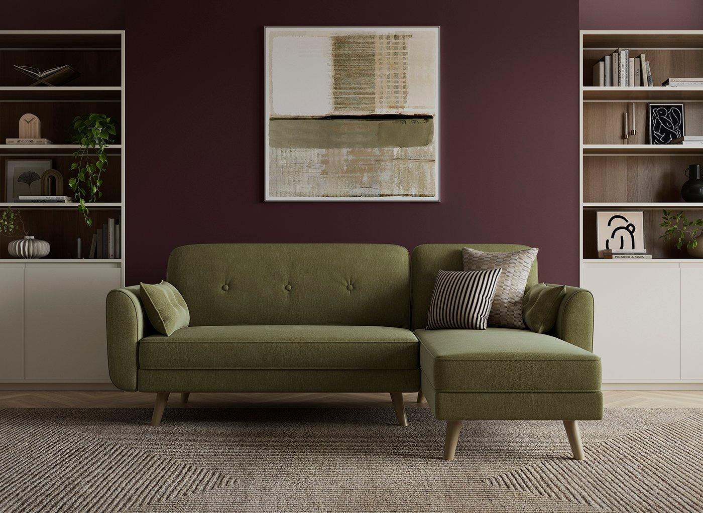 Ballymena 3-Seater Corner Clic-Clac Sofa Bed
