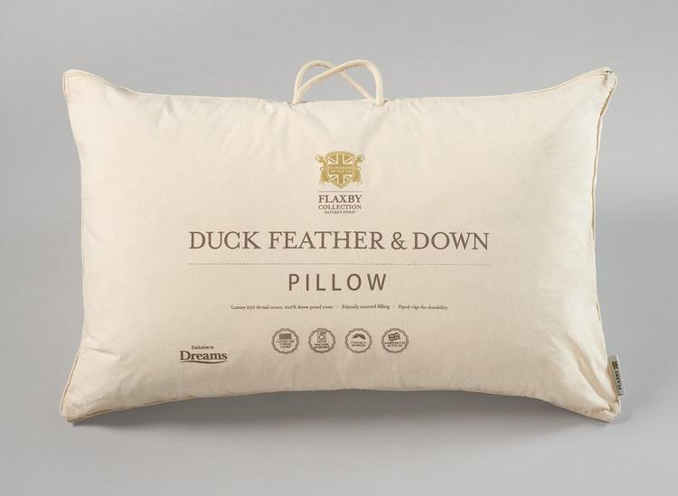 Duck feather and down hot sale pillows