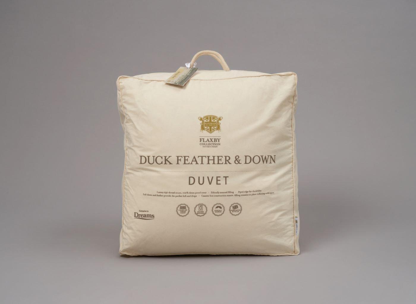 Ethical shop feather duvet