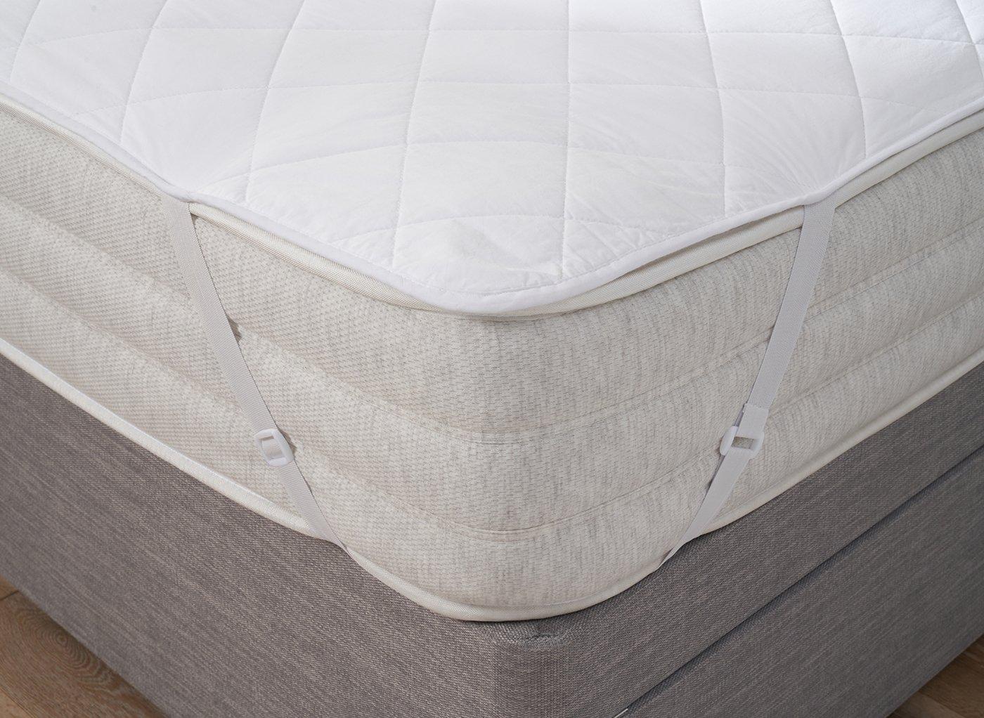 Flaxby Quilted Pure Cotton Mattress Protector | Dreams