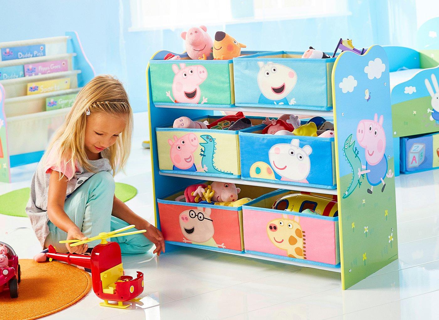 Peppa Pig Storage Unit Kids Bedroom Furniture Kids