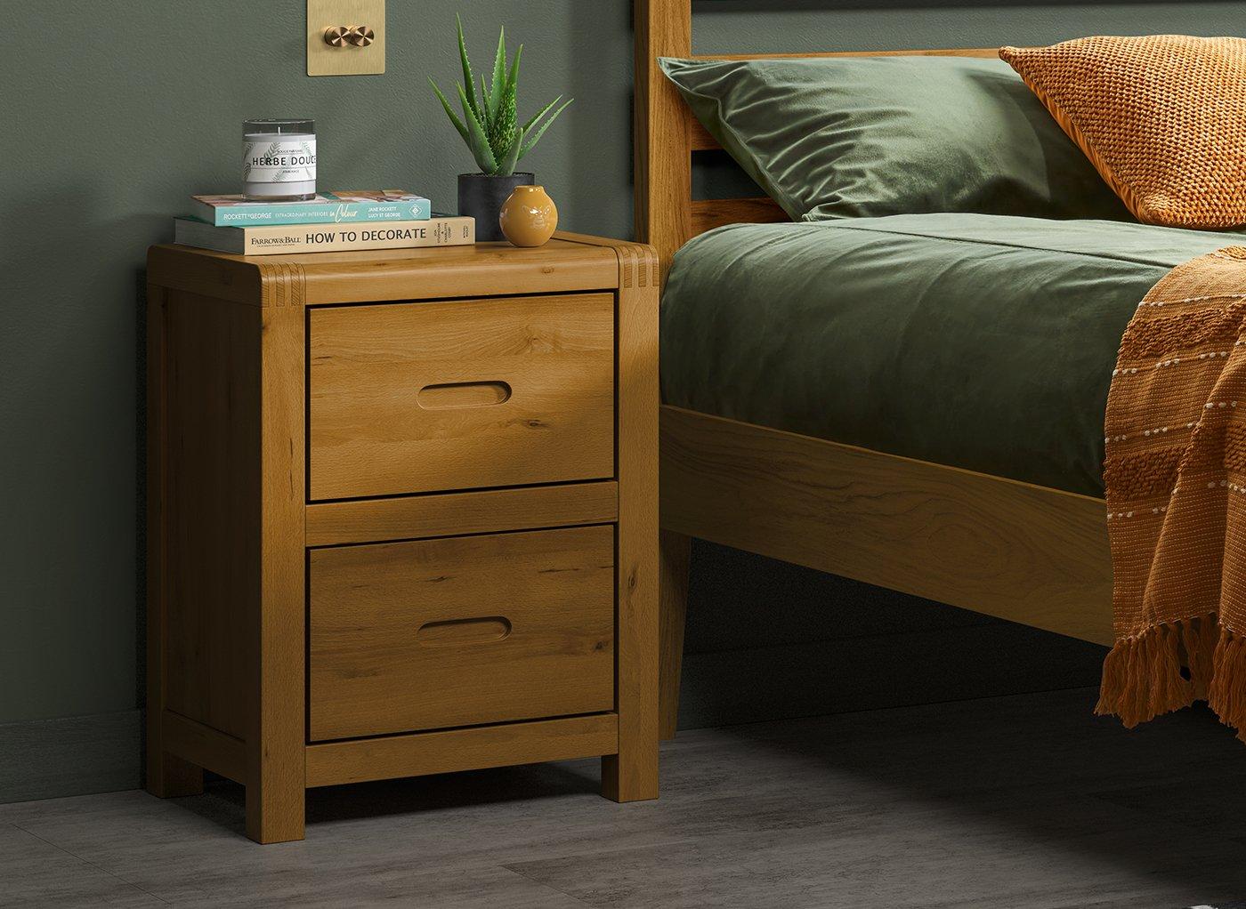 Wooden bedside on sale