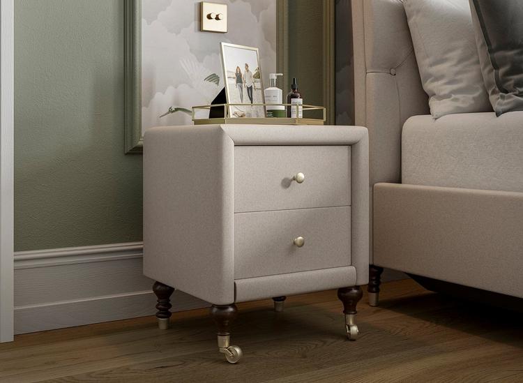 

Alana Upholstered Bedside Table image 0