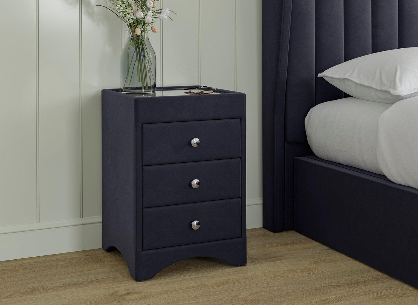 Camden / Enzo Upholstered Bedside Table