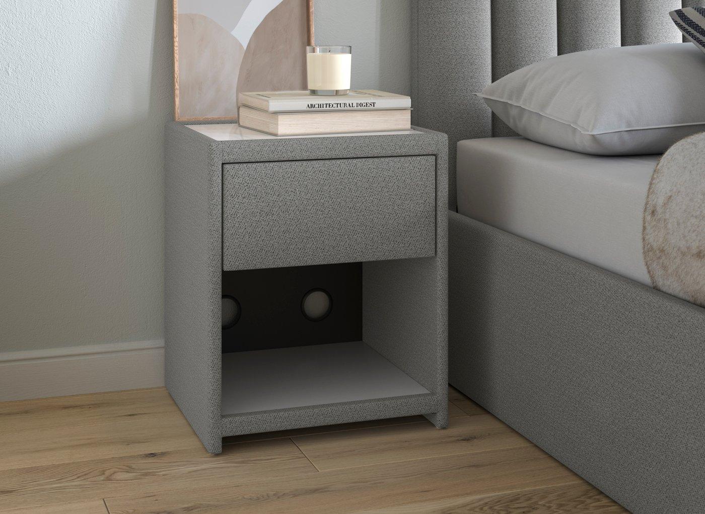 Davies Upholstered Bedside Table