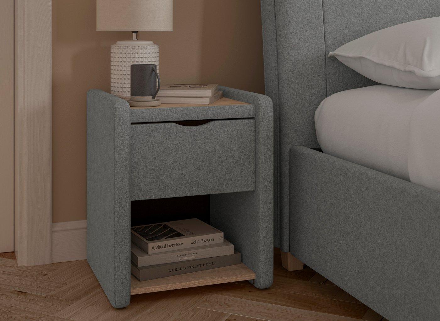 Delaware Upholstered Bedside Table