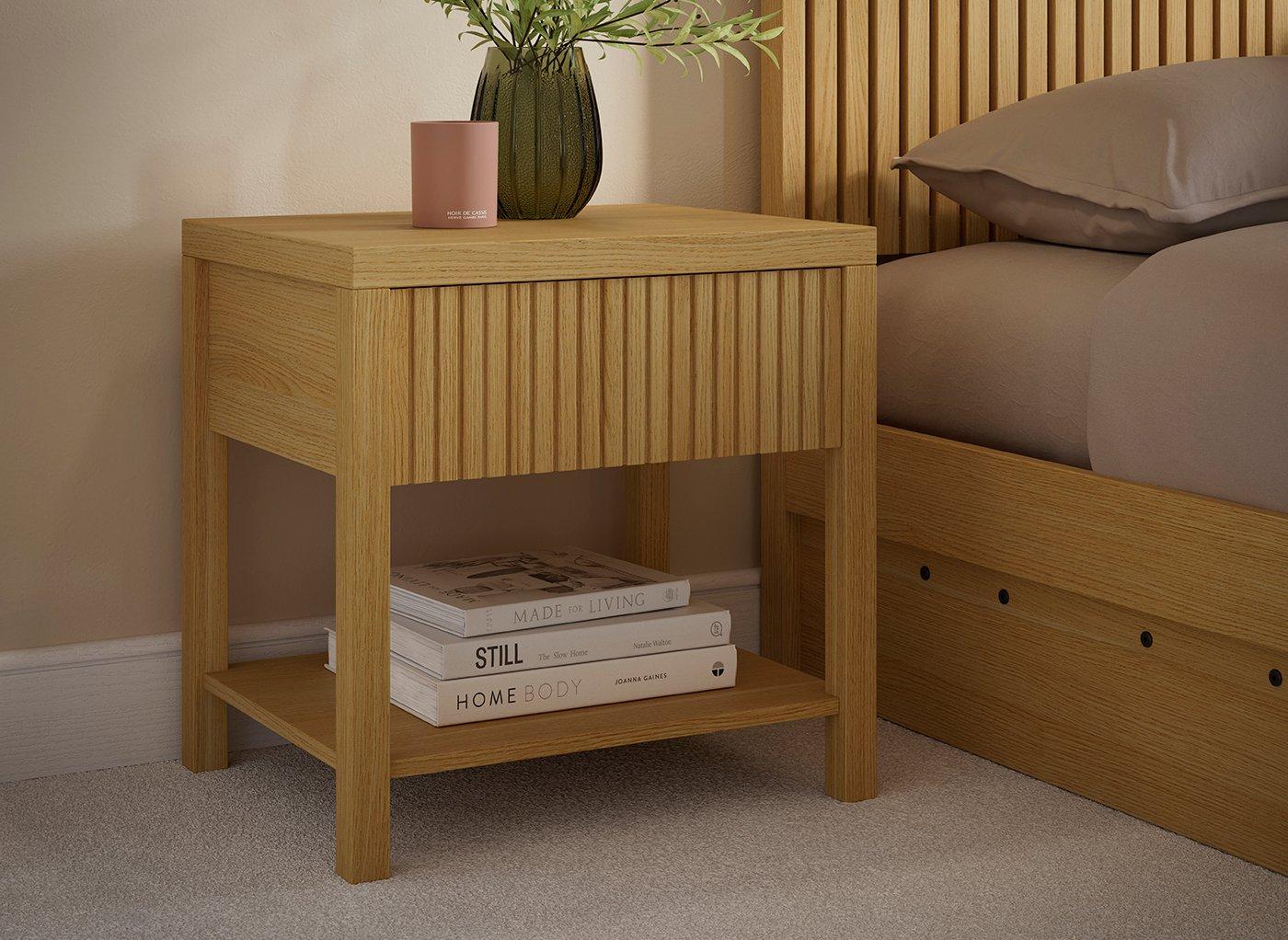 Hayden Wooden Bedside Table