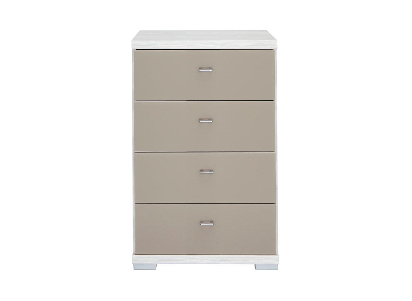 Fiji 4 Drawer Narrow Chest Polar Sahara Fiji Polar And Sahara
