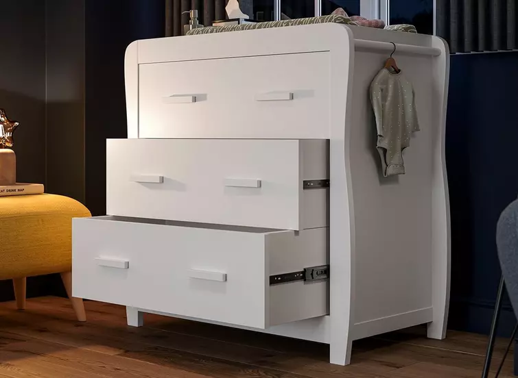 Dreams 2-in-1 Sleigh Chest Changing Table Dreams