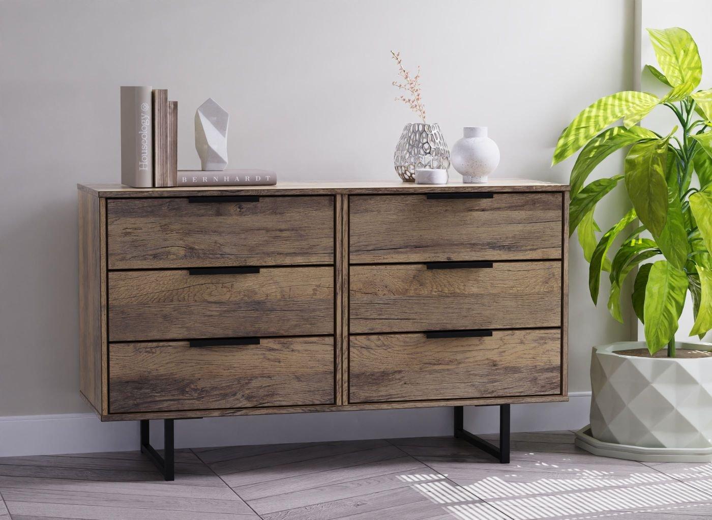 Dakota 6-Drawer Chest of Drawers