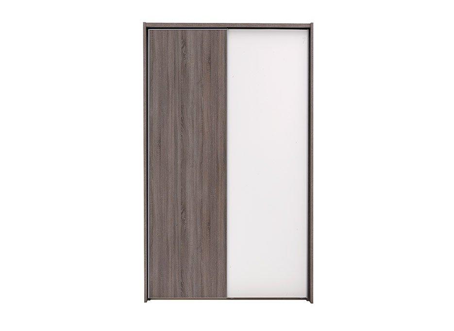 Melbourne 2 Door Sliding Wardrobe Oak White Small