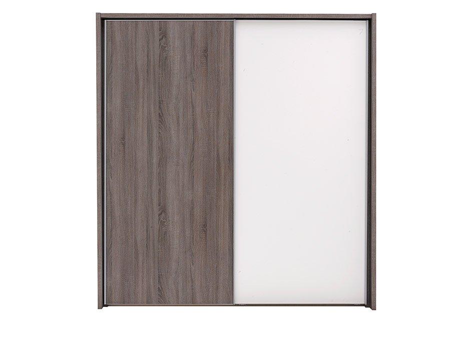 Melbourne 2 Door Sliding Wardrobe Oak White Medium