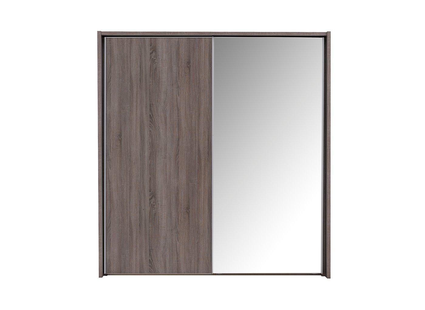 Melbourne 2 Mirror Door Sliding Oak Wardrobe Dreams