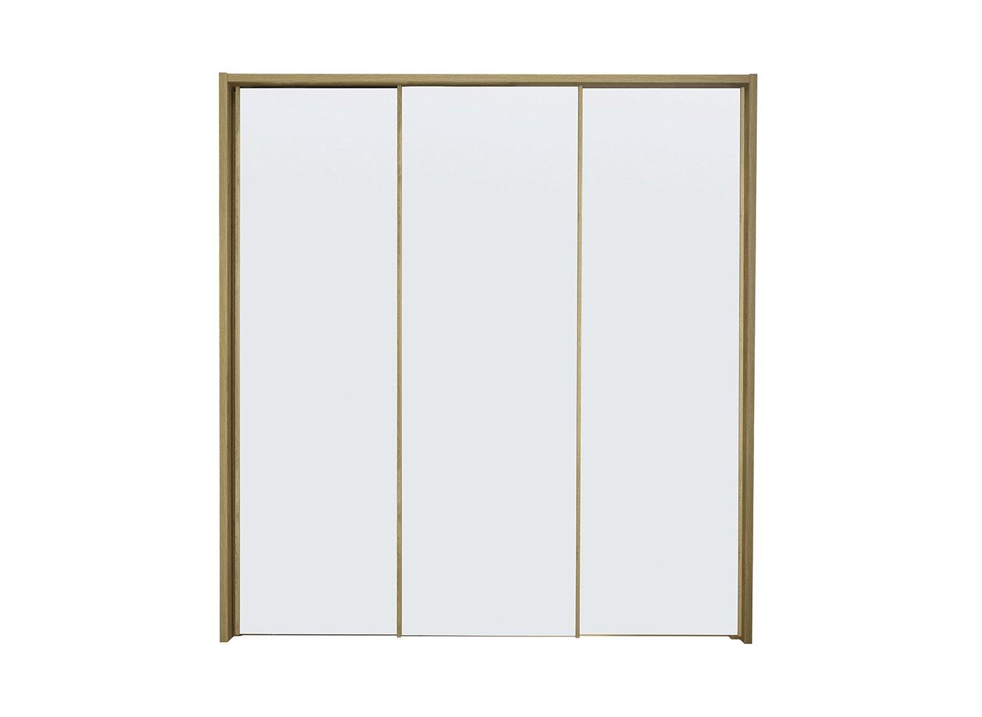 Minsk 3 Door Sliding Wardrobe Oak White Dreams