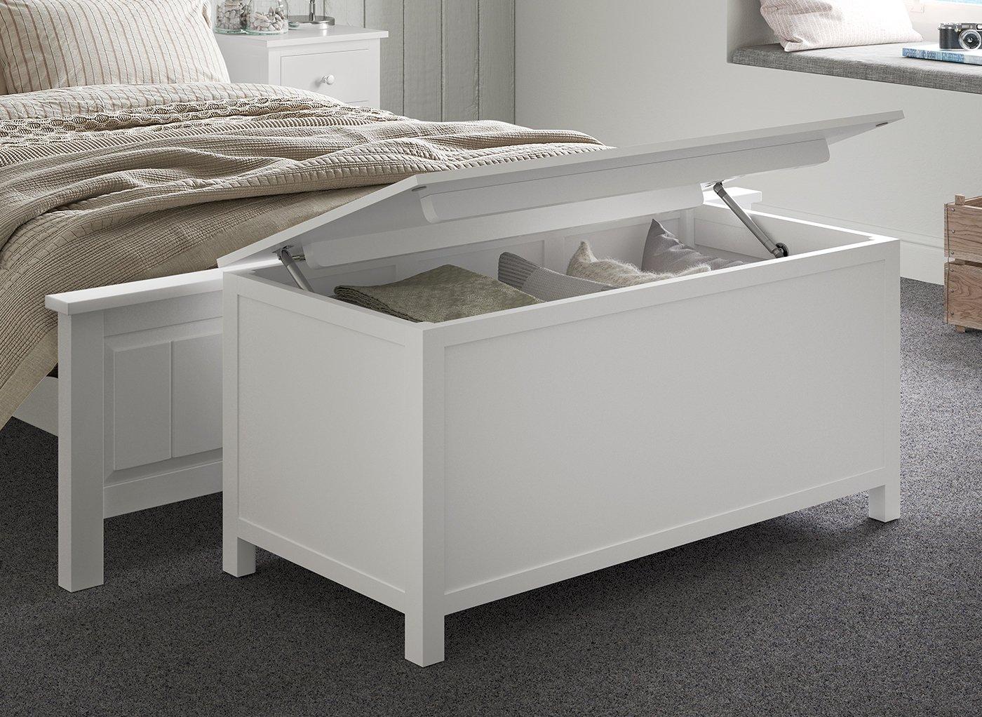 Woodbridge Blanket Box WHITE pricecat