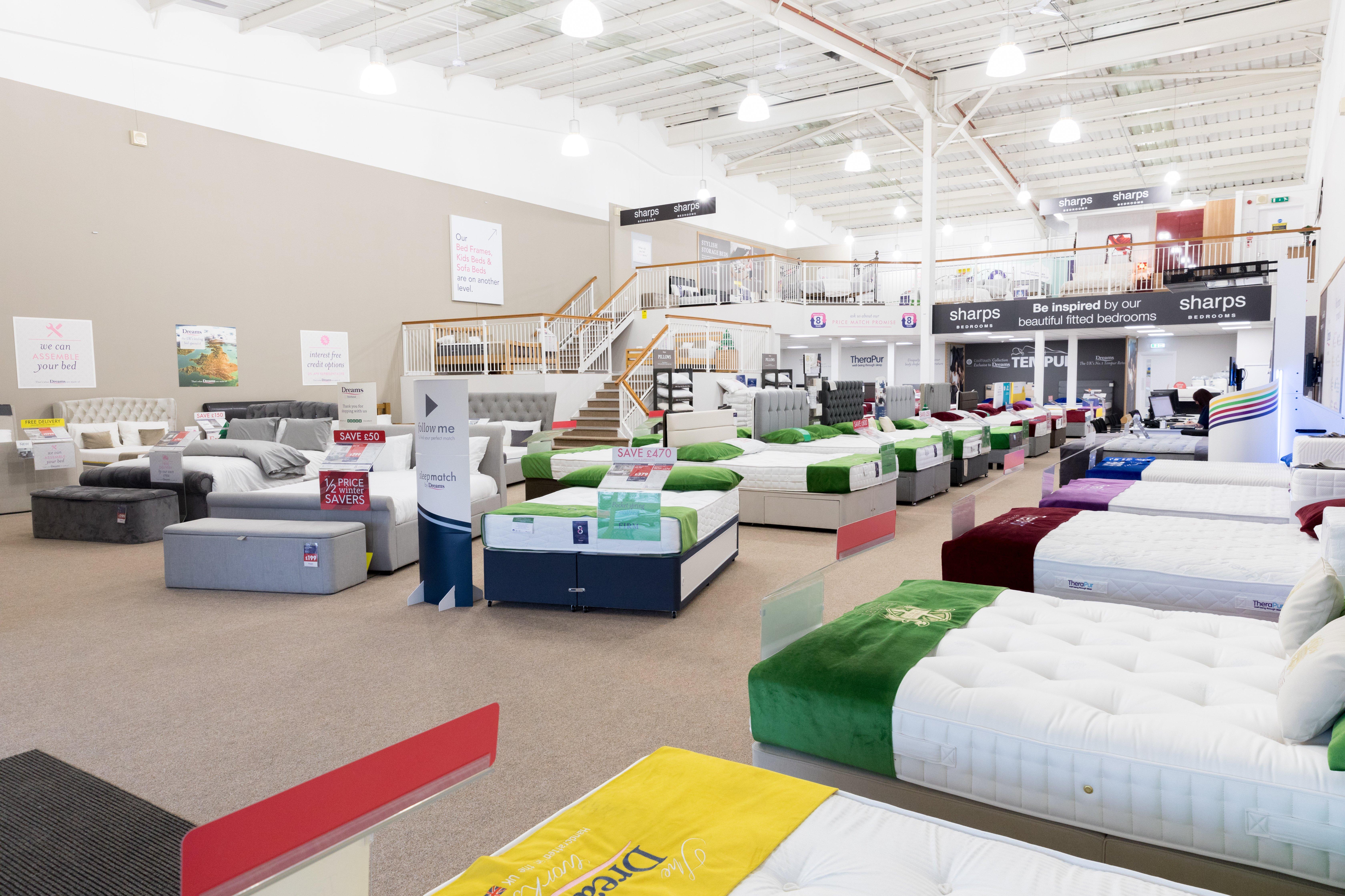 Dreams Store in Southend Beds, Mattresses & Furniture Dreams