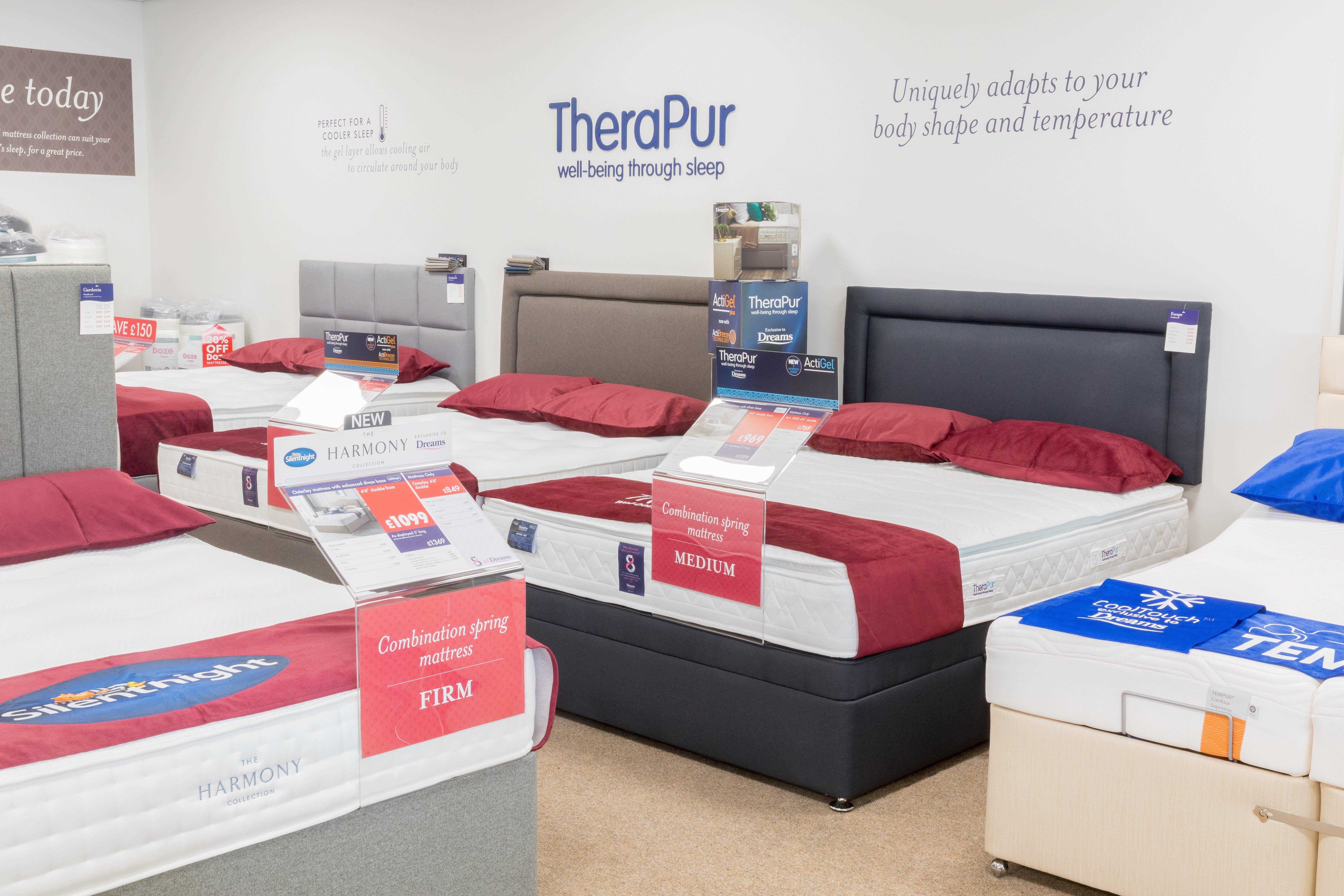 Dreams Store in Kidderminster Beds, Mattresses & Furniture Dreams